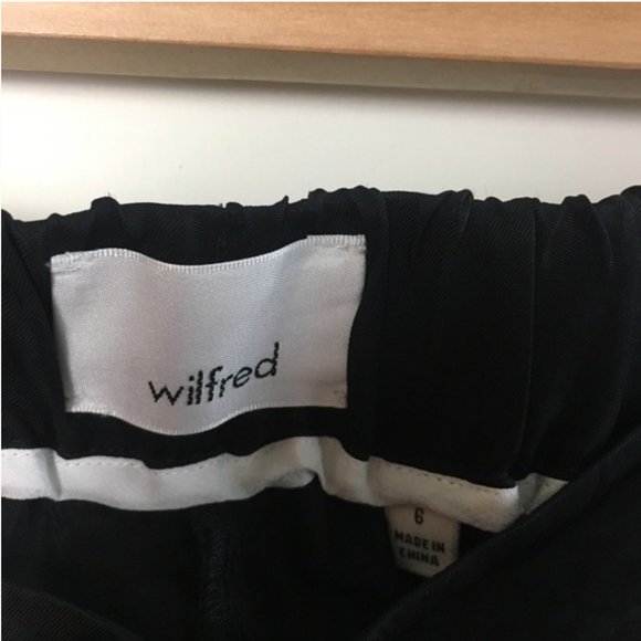 Wilfred Black Wide-Leg Pants - Picture 5 of 7